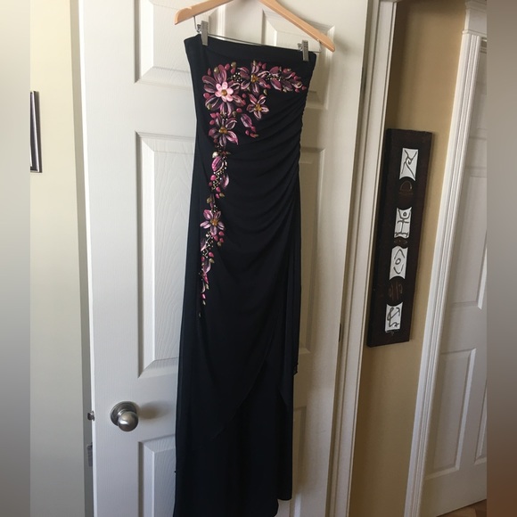 Fairweather Strapless Jump Suit with sheer overlay Size Medium - Picture 8 of 10